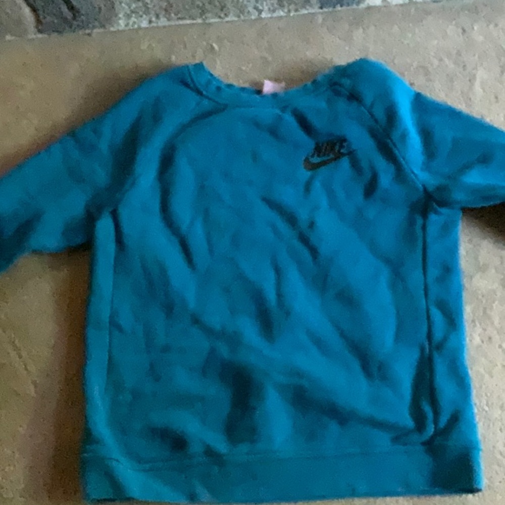 Blue Nike crew neck